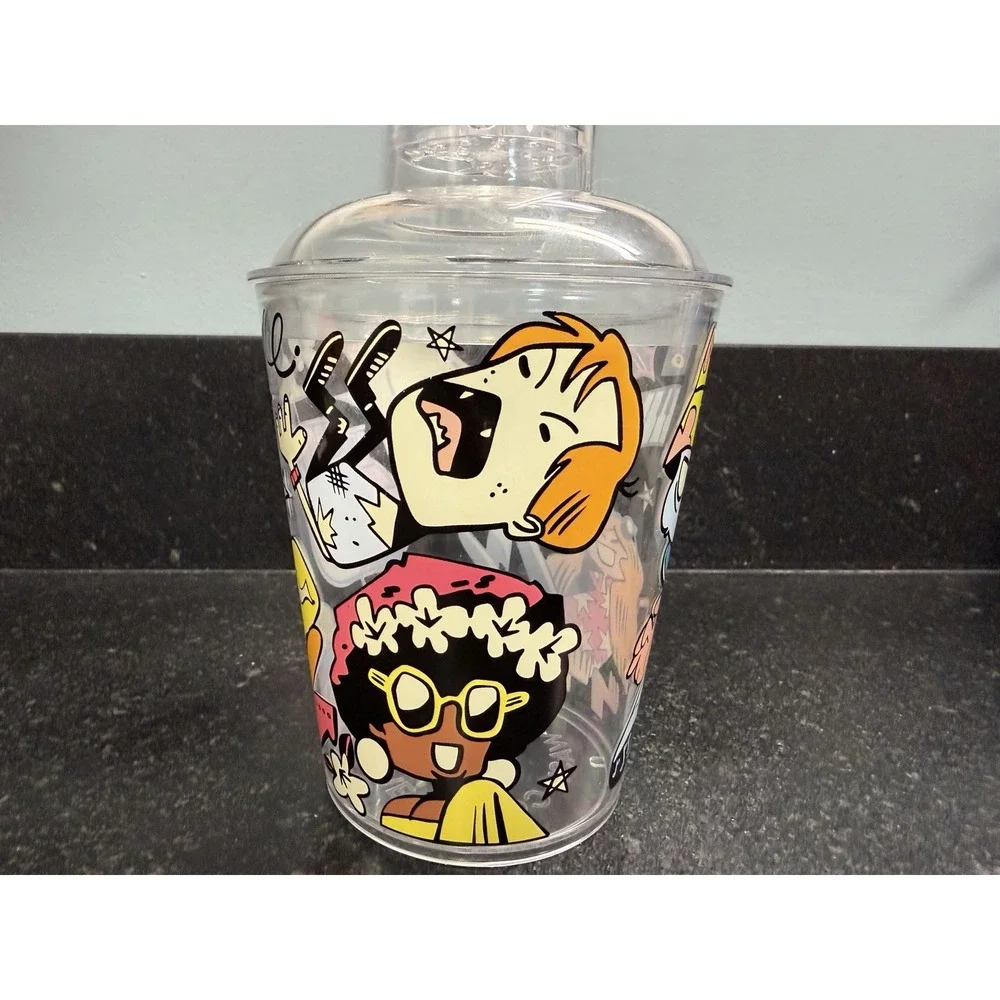 LIVE NATION Cocktail Juice Shaker Cup w/Shot Glass Upper Hand Art Brian Butler